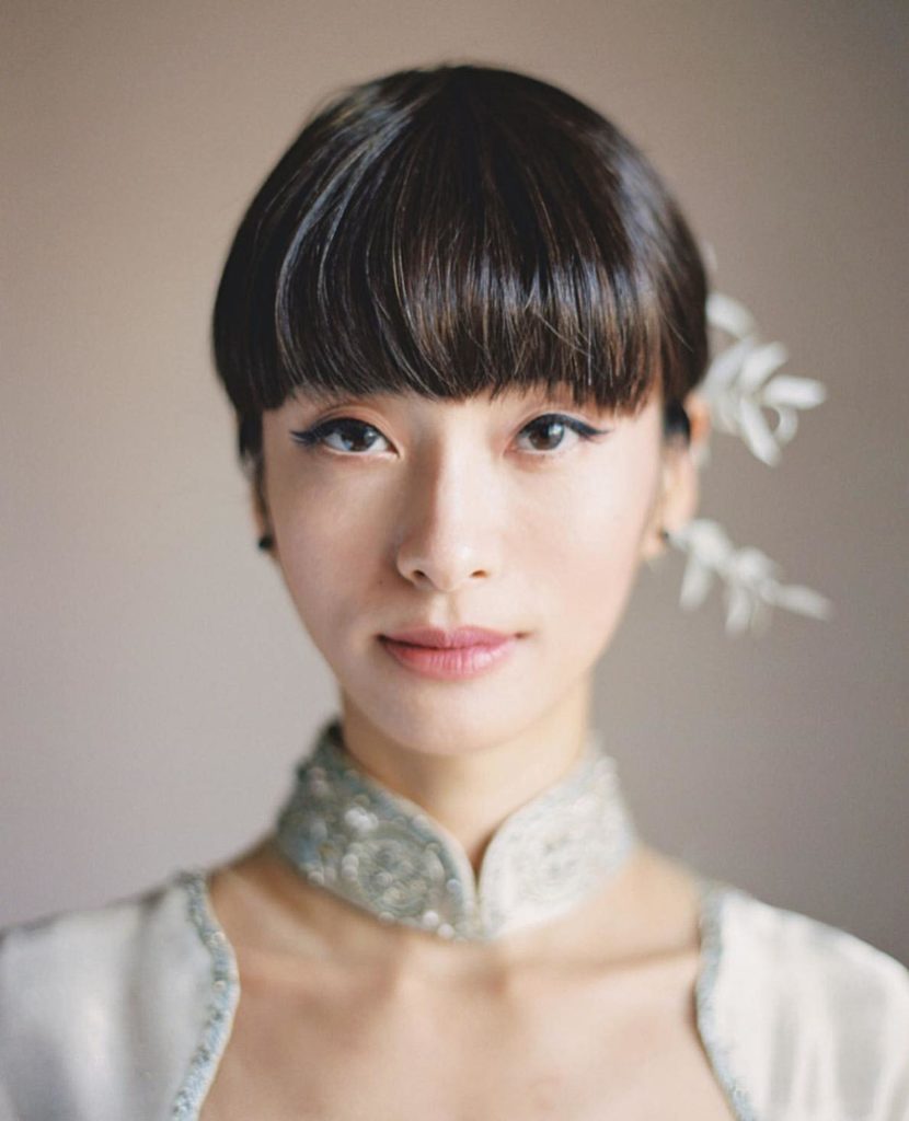 Hair and makeup style for qipao