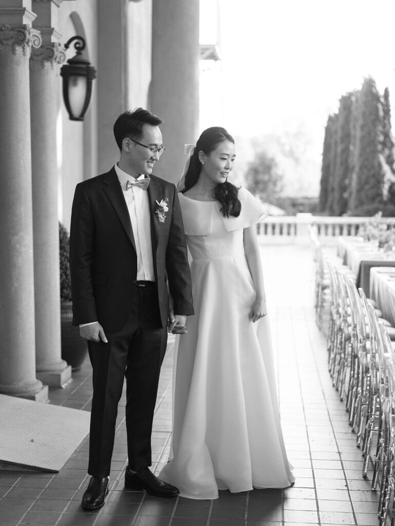 wedding reception reveal for korean couple