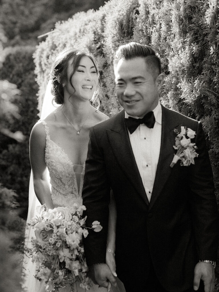 groom and bride portraits