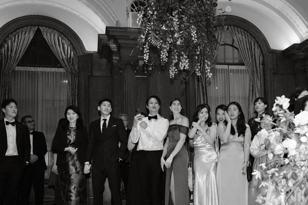 Guests at reception at Grand Ballroom